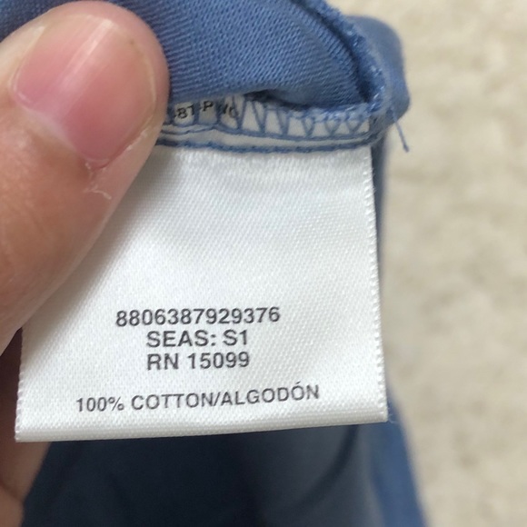 Inked&Faded Soft Denim Blue Dress Size Large - Picture 6 of 6